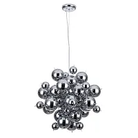 Люстра подвесная Молекул (Molecule) A8313SP-6CC Arte Lamp чёрная серая на 6 ламп, основание хром в стиле современный молекула шар Люстра подвесная Молекул (Molecule) A8313SP-6CC Arte Lamp чёрная серая на 6 ламп, основание хром в стиле современный молекула шар